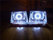 Шлифовка-полировка стекла фар для установки линзовой оптики. Полируетс