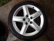 Диски 17 Audi з резиною Dunlop