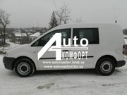 Передний салон,  левое окно (внахлёст) на автомобиль VW Caddy