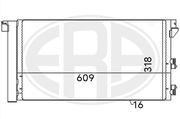 Радиатор кондиционера Фиат панда 1.1 1.2 1.3 1.4 Fiat Panda (169) (200