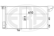 Радиатор кондиционера Фиат панда 1.1 1.2 Fiat Panda (169),  Panda Van 