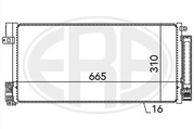 Радиатор кондиционера Опель корса 1.3 1.6 1.7 Opel Corsa D CDTi