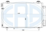 Радиатор кондиционера Тойота авенсис 1.6 1.8 2.0 2.4 Toyota Avensis 