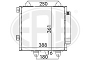 Радиатор кондиционера Тойота айго 1.0 1.4 Toyota Aygo HDi,  (2005-2014)